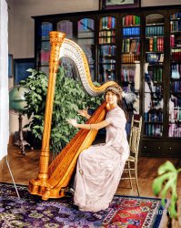 My colorized version of this Shorpy photo. View full size.
