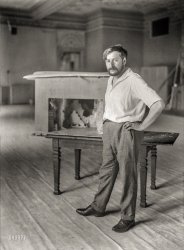 New York circa 1921. "Boris Anisfeld." The Russian-born painter and set designer. 5x7 glass negative, Bain News Service. View full size.