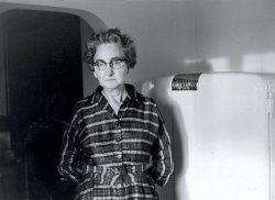 A photo from my wife's family. Probably shot in Oregon. From the 1940s or 50s judging from the refrigerator. 